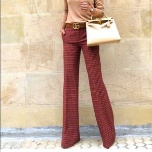 Zara plaid pants NWT xs